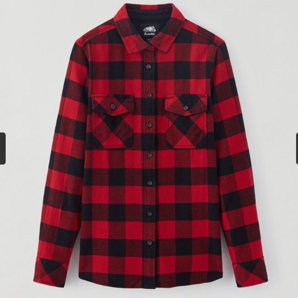 ⭕️ ROOTS | Women’s Buffalo Plaid Flannel - Picture 2 of 8